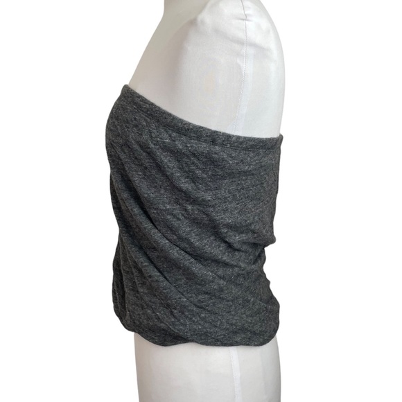Isabel Marant Etoile Halter Tube Top Size Large Charcoal Heather Gray - Picture 2 of 6